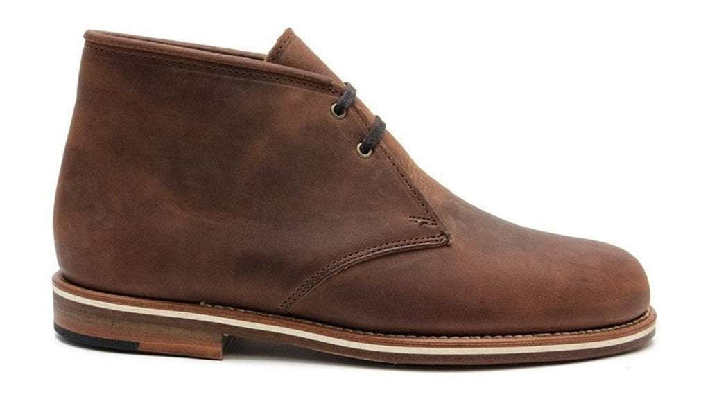 men's casual leather ankle boots