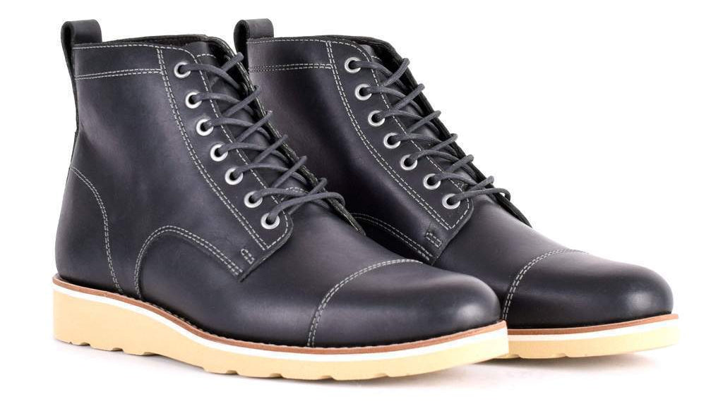 mens black formal leather boots