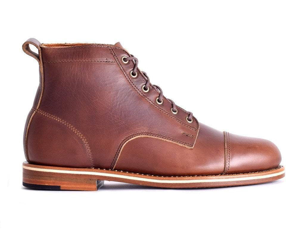 mens dark brown leather boots