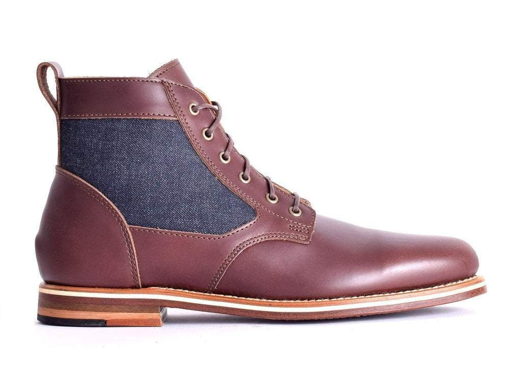 men's leather motorbike boots