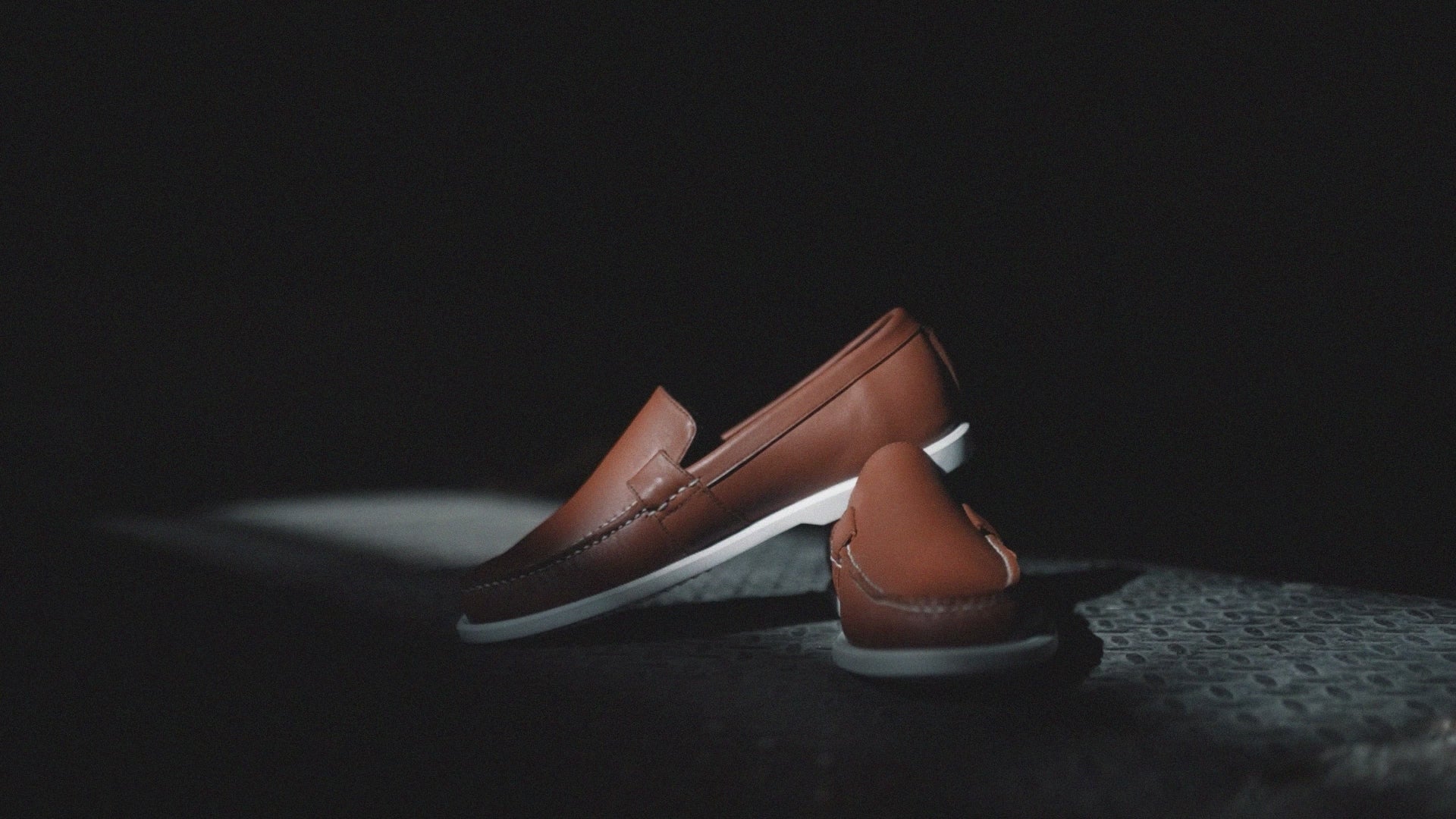 Video showing the handcrafted production of the Montauk loafer from start to finish.