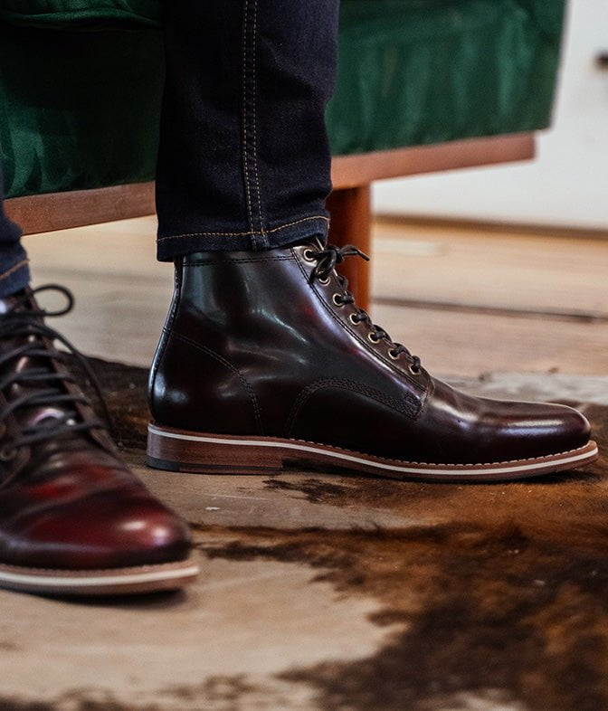 A pair of HELM Boots