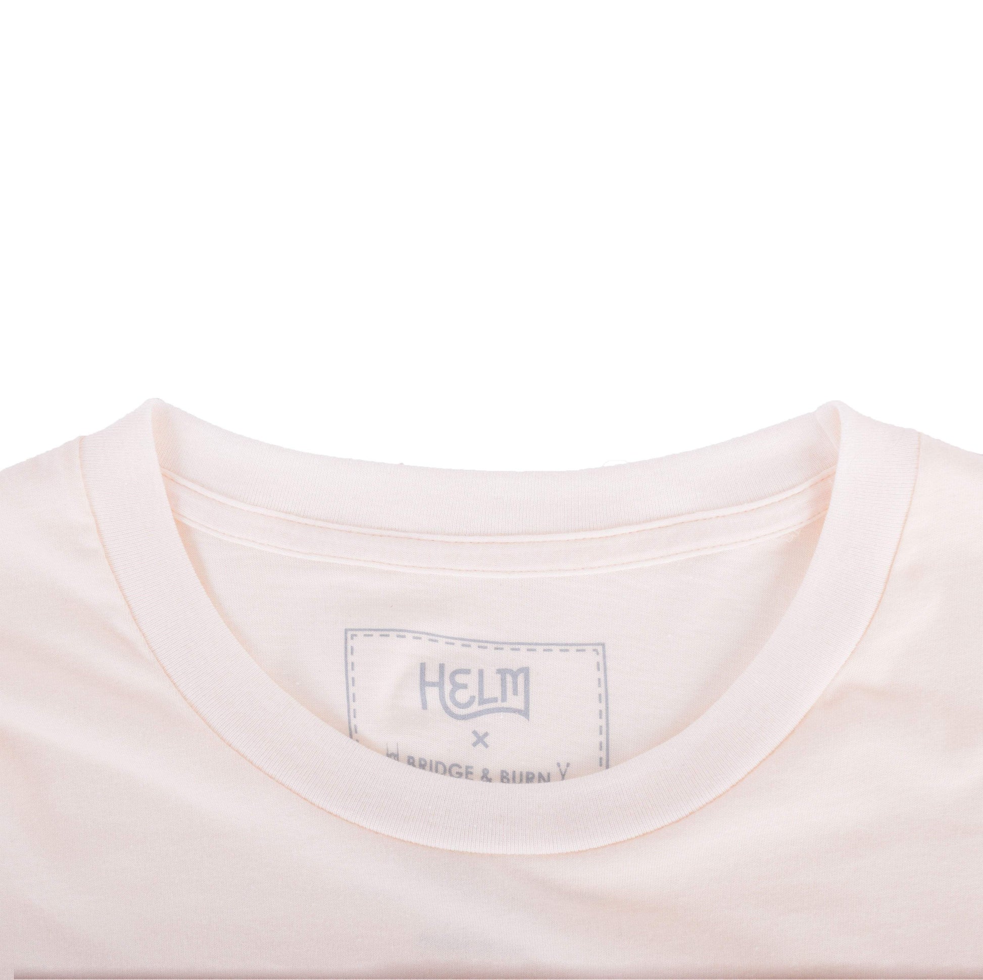 HELM + Bridge & Burn Natural T-Shirt